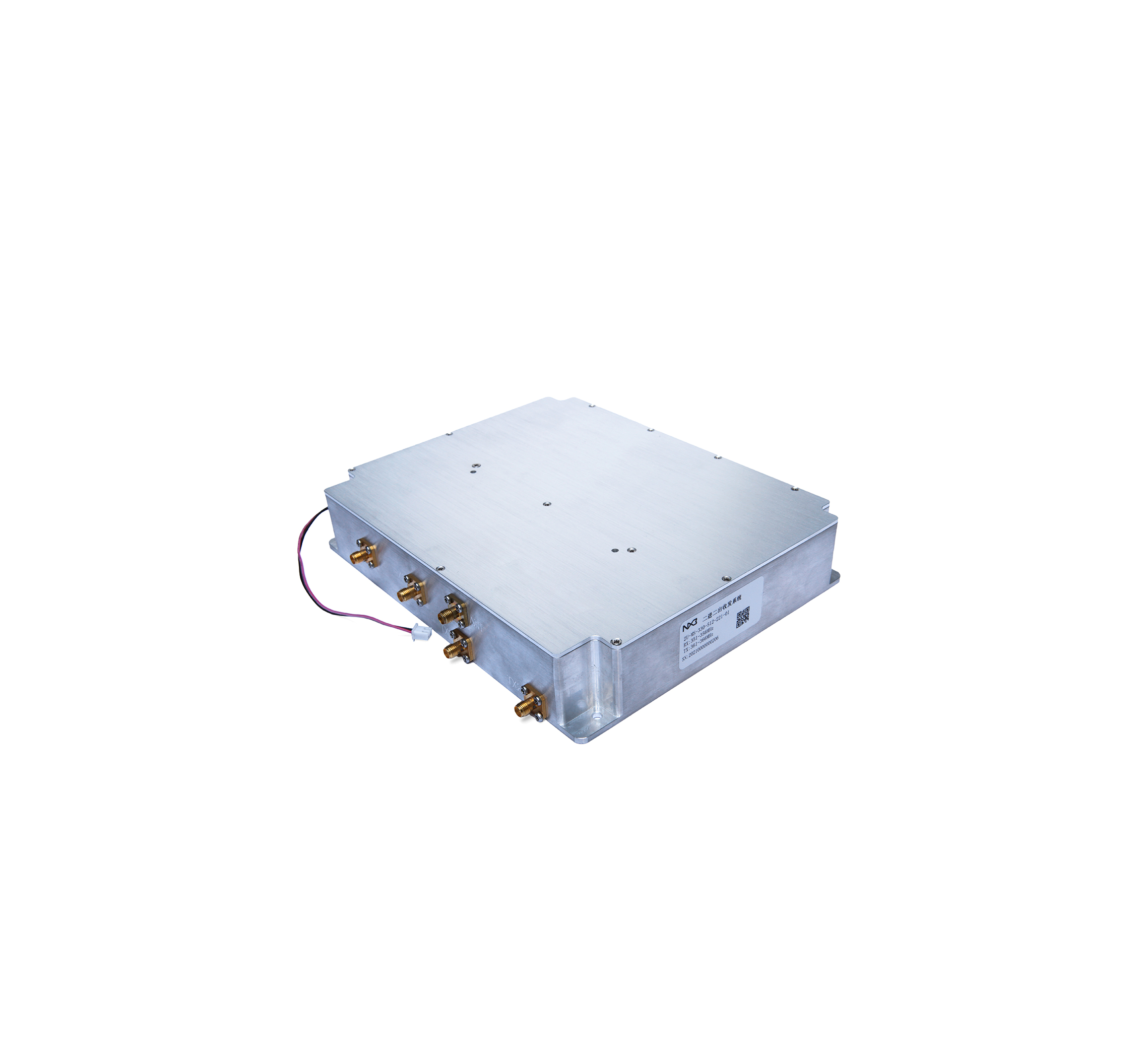 UHF miniaturized broadband transceiver system